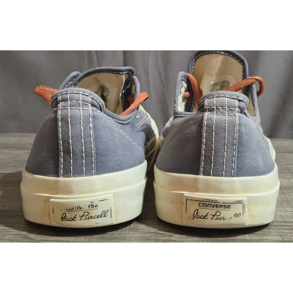 Converse Jack Purcell Canvas Lace Up Sneakers Womens 9.5 Mens 8 Blue